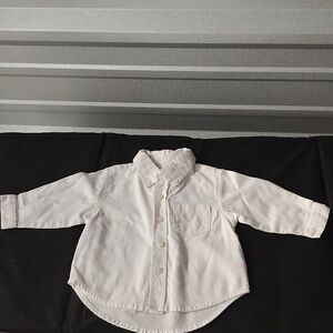 The children's place boys white long sleeve dress shirt